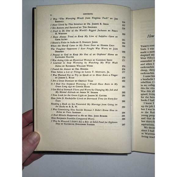 How to Stop Worrying and Start Living Dale Carnegie 48th Printing Hardcover - Picture 9 of 16